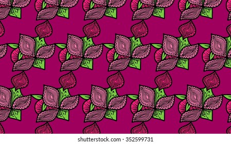 Abstract background with doodling hand drawn patterns, vector illustration.