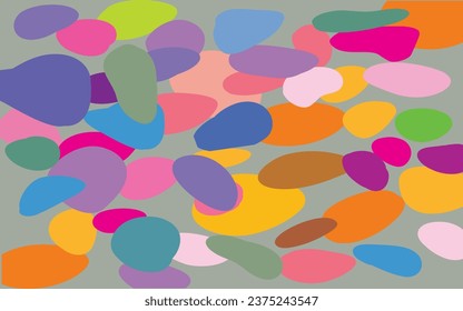 Abstract background of dot, curve colorfu l Vector pattern ready to use for cloth, textile, wrap and other.