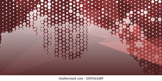 Abstract background with dots for banner, texture, flyer, layout, postcard. Vector clip art
