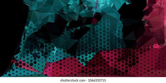 Abstract background with dots for banner, texture, flyer, layout, postcard. Vector clip art