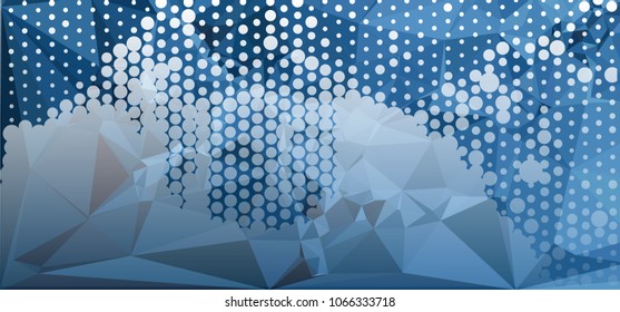 Abstract background with dots for banner, texture, flyer, layout, postcard. Vector clip art