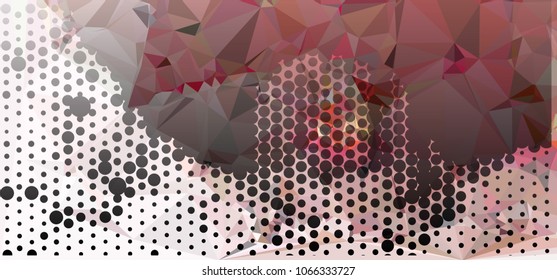 Abstract background with dots for banner, texture, flyer, layout, postcard. Vector clip art