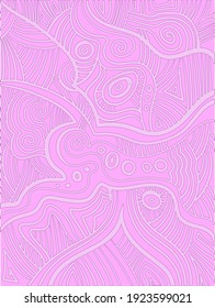 Fondo abstracto con puntos, garabatos y líneas. Ilustración vectorial dibujada a mano.