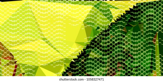 Abstract background with dots. Horizontal banner, texture, flyer, layout, postcard. Vector clip art