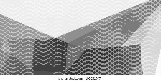 Abstract background with dots. Horizontal banner, texture, flyer, layout, postcard. Vector clip art