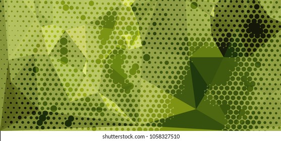 Abstract background with dots. Horizontal banner, texture, flyer, layout, postcard. Vector clip art