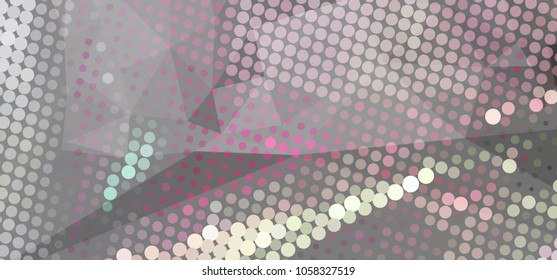 Abstract background with dots. Horizontal banner, texture, flyer, layout, postcard. Vector clip art