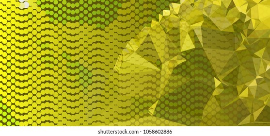 Abstract background with dots. Horizontal banner, texture, flyer, layout, postcard. Vector clip art