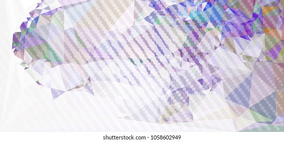 Abstract background with dots. Horizontal banner, texture, flyer, layout, postcard. Vector clip art
