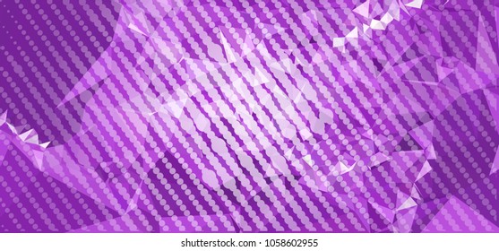 Abstract background with dots. Horizontal banner, texture, flyer, layout, postcard. Vector clip art