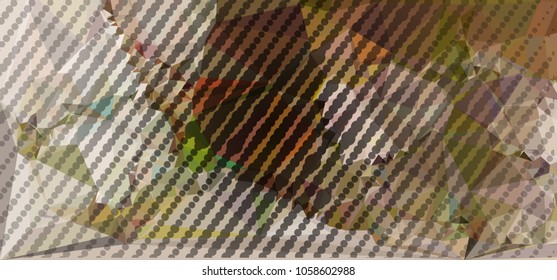 Abstract background with dots. Horizontal banner, texture, flyer, layout, postcard. Vector clip art