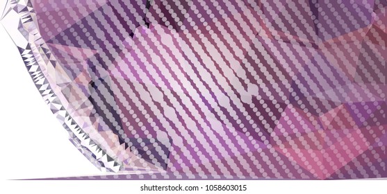 Abstract background with dots. Horizontal banner, texture, flyer, layout, postcard. Vector clip art