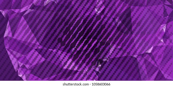 Abstract background with dots. Horizontal banner, texture, flyer, layout, postcard. Vector clip art