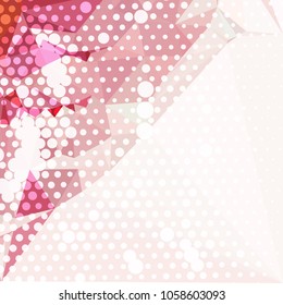 Abstract background with dots. Horizontal banner, texture, flyer, layout, postcard. Vector clip art