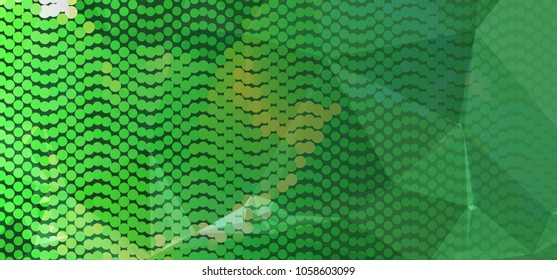 Abstract background with dots. Horizontal banner, texture, flyer, layout, postcard. Vector clip art