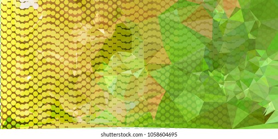 Abstract background with dots. Horizontal banner, texture, flyer, layout, postcard. Vector clip art