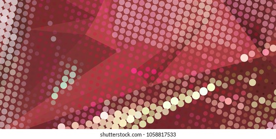 Abstract background with dots. Horizontal banner, texture, flyer, layout, postcard. Vector clip art
