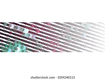 Abstract background with dots. Horizontal banner, texture, flyer, layout, postcard. Vector clip art