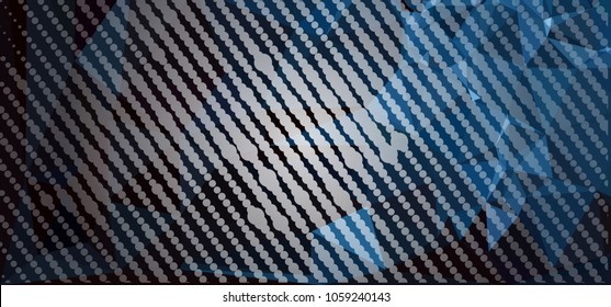 Abstract background with dots. Horizontal banner, texture, flyer, layout, postcard. Vector clip art