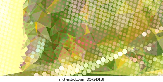 Abstract background with dots. Horizontal banner, texture, flyer, layout, postcard. Vector clip art