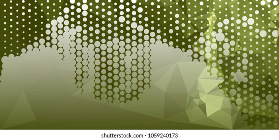 Abstract background with dots. Horizontal banner, texture, flyer, layout, postcard. Vector clip art