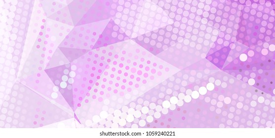 Abstract background with dots. Horizontal banner, texture, flyer, layout, postcard. Vector clip art
