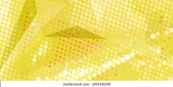 Abstract background with dots. Horizontal banner, texture, flyer, layout, postcard. Vector clip art