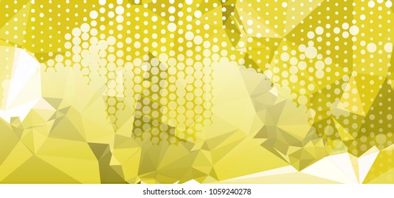 Abstract background with dots. Horizontal banner, texture, flyer, layout, postcard. Vector clip art