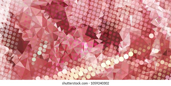 Abstract background with dots. Horizontal banner, texture, flyer, layout, postcard. Vector clip art