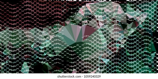 Abstract background with dots. Horizontal banner, texture, flyer, layout, postcard. Vector clip art