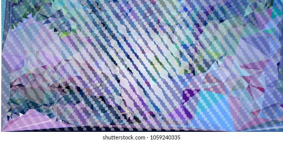 Abstract background with dots. Horizontal banner, texture, flyer, layout, postcard. Vector clip art