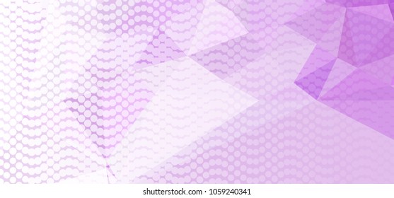 Abstract background with dots. Horizontal banner, texture, flyer, layout, postcard. Vector clip art