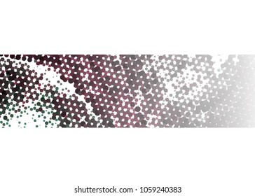 Abstract background with dots. Horizontal banner, texture, flyer, layout, postcard. Vector clip art
