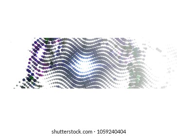 Abstract background with dots. Horizontal banner, texture, flyer, layout, postcard. Vector clip art
