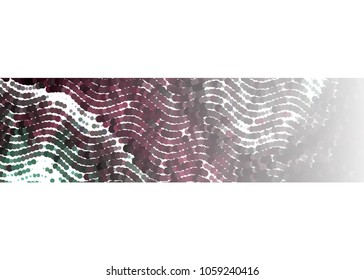 Abstract background with dots. Horizontal banner, texture, flyer, layout, postcard. Vector clip art