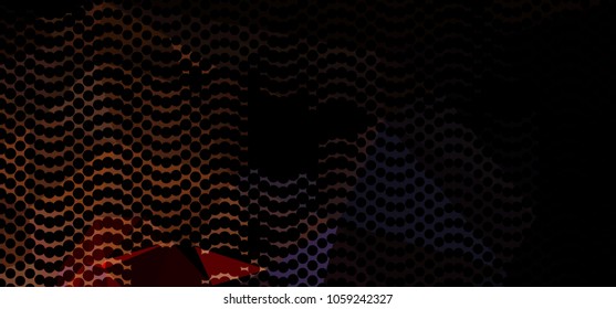 Abstract background with dots. Horizontal banner, texture, flyer, layout, postcard. Vector clip art