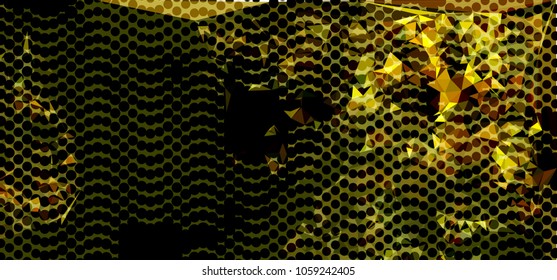 Abstract background with dots. Horizontal banner, texture, flyer, layout, postcard. Vector clip art