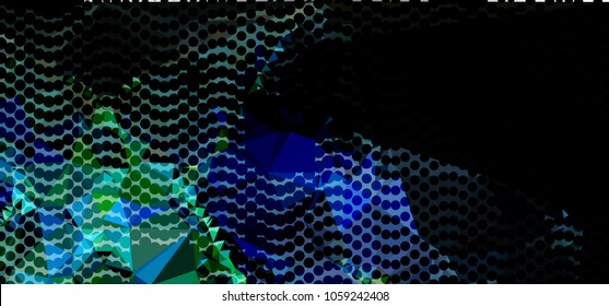 Abstract background with dots. Horizontal banner, texture, flyer, layout, postcard. Vector clip art