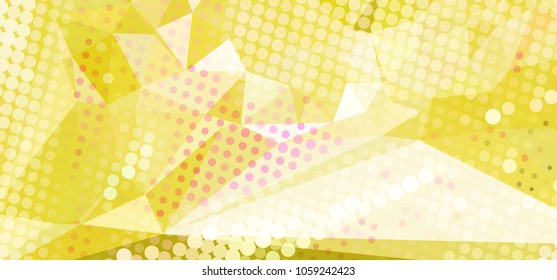 Abstract background with dots. Horizontal banner, texture, flyer, layout, postcard. Vector clip art