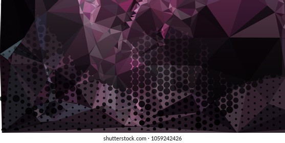 Abstract background with dots. Horizontal banner, texture, flyer, layout, postcard. Vector clip art