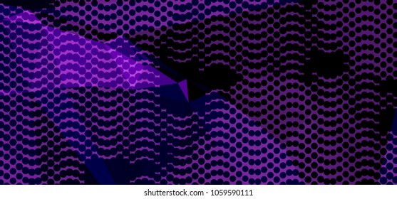 Abstract background with dots. Horizontal banner, texture, flyer, layout, postcard. Vector clip art