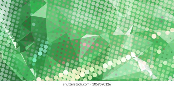 Abstract background with dots. Horizontal banner, texture, flyer, layout, postcard. Vector clip art