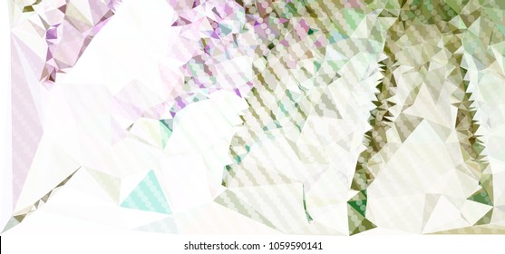 Abstract background with dots. Horizontal banner, texture, flyer, layout, postcard. Vector clip art