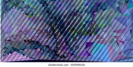 Abstract background with dots. Horizontal banner, texture, flyer, layout, postcard. Vector clip art