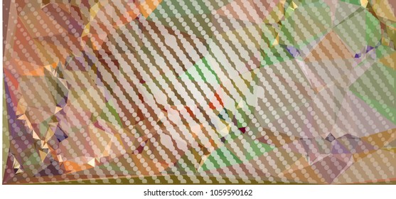 Abstract background with dots. Horizontal banner, texture, flyer, layout, postcard. Vector clip art