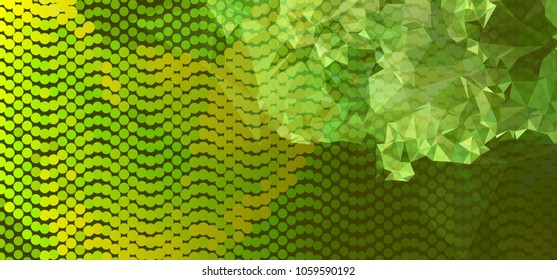 Abstract background with dots. Horizontal banner, texture, flyer, layout, postcard. Vector clip art