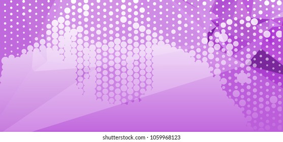 Abstract background with dots. Horizontal banner, texture, flyer, layout, postcard. Vector clip art