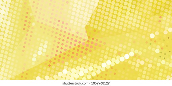 Abstract background with dots. Horizontal banner, texture, flyer, layout, postcard. Vector clip art