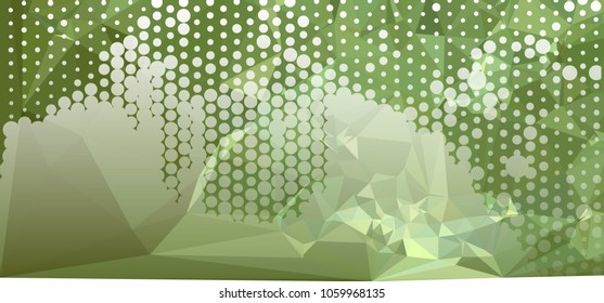 Abstract background with dots. Horizontal banner, texture, flyer, layout, postcard. Vector clip art