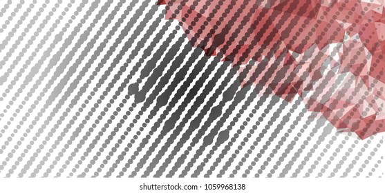 Abstract background with dots. Horizontal banner, texture, flyer, layout, postcard. Vector clip art